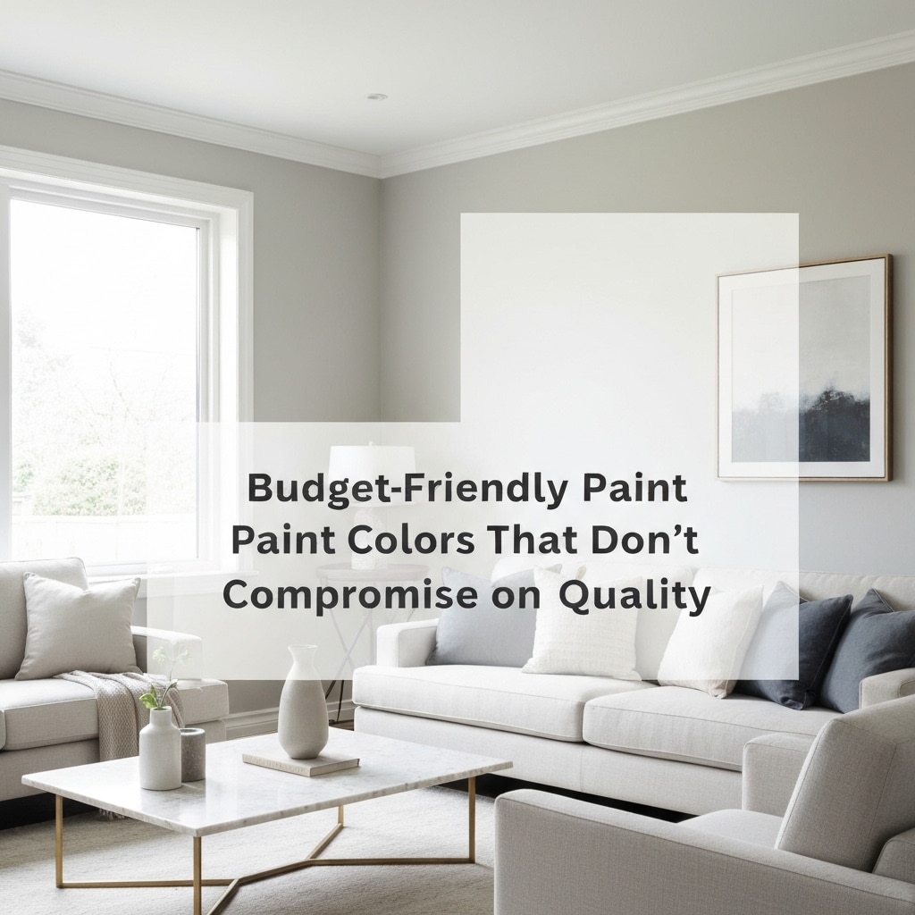 Budget-Friendly Paints That Don't Compromise Quality